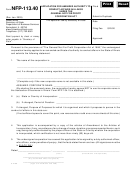 Form Nfp-113.40 - Application For Amended Authority To Conduct Affairs In Illinois Under The General Not For Profit Corporation Act
