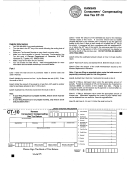 Form Ct-10 - Consumers' Compensating Use Tax Return - Kansas