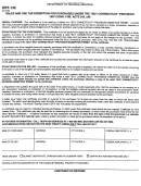 Form Cert-132 - Sales And Use Tax Exempt For Purchases Under The 