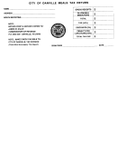 City Of Danville Tax Return Form