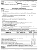 Form 5129 - Questionnaire - Filling Status, Exemptions, And Standard Deduction