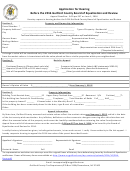 Application For Hearing Before The 2016 Guilford County Board Of Equalization And Review