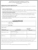 Irs Section 125 Flexible Spending Account Medical Reimbursement And Dependent Care Claim Form