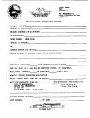Application For Withholding Account - Wapakoneta City Hall