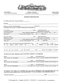 Resident Registration - City Of Springdale Tax Department Form