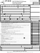 Form Ct-32-s - New York Bank S Corporation Franchise Tax Return - 1999