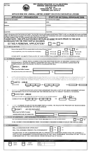 Form Wv/raf-1 - Application For Annual, Limited, Exempt Or State Fair Raffle License 1995