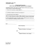 Form Fnp-am - Application For Amended Certificate Of Authority - 2002