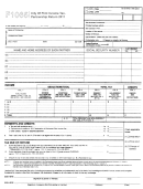 Form F1065 - City Of Flint Income Tax-partnership Return 2011