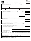 Form 355sbc - Small Business Corporation Excise Return - 2002 Printable pdf