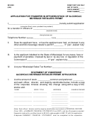 Application For Transfer In Officers/stock Of Alcoholic Beverage Retailers Permit