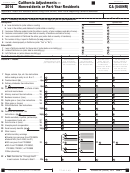 Fillable Schedule Ca (540nr) - California Adjustments, Nonresidents Or Part-Year Residents - 2014 Printable pdf