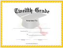 Mortar Board - Grade 12 Certificate