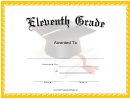 Mortar Board - Grade 11 Certificate