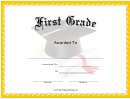 Mortar Board - Grade 1 Certificate