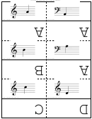 Learn To Read Music Flash Cards