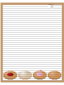 Cookies Brown Recipe Card 8x10