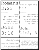 Bible Verses To Memorize Flash Cards