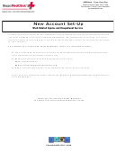 Texas Med Clinic New Account Set-up Form