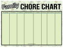 Outdoor Family Chore Chart