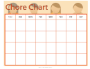 Weekly Child's Chore Chart