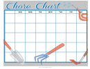 Garden Chore Chart Template