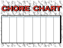 Cleaning Staff Weekly Chore Chart