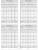 4 Basic Time Card Template