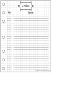 Bullet Journal Index Page Template