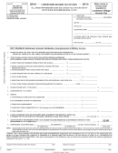 Form Ir - Income Tax Return - Village Of Lordstown, 2014