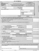 Form Ir - Declaration Estimated Tax - City Of Trenton Printable pdf