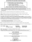 Instructions For Filing Wage Tax Refund Petition - Pennsylvania Department Of Revenue