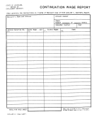 Form Ldol-es 61 - Continuation Wage Report - Louisiana Office Of Employment Security