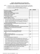 Form Sf 279 - Individual Contract Action Report (icar) - Federal Procurement Data System (fpds)