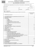 Insurance Tax Return Form - Healh Maintenance Organization - Distirct Of Columbia Department Of Insurance,securities And Banking - 2011