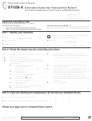 Form St-556-X - Amended Sales Tax Transaction Return Printable pdf