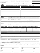 Form 55a001 - Application For Certificate Of Registration For Coal Severers And/or Processors Printable pdf
