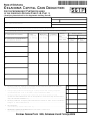 Fillable Form 561p - Oklahoma Capital Gain Deduction For The Nonresident Partner Included In The Composite Return - 2012 Printable pdf