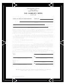 Form 04-655 - Tax Liability Bond