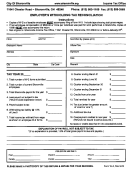 Form W-3 - Employer's Withholding Tax Reconciliation - City Of Sharonville