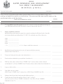 Super Research And Development Tax Credit Worksheet - Maine Department Of Revenue - 2002