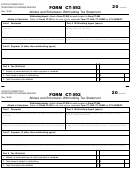 Form Ct-592 - Athlete And Entertauner Withholding Tax Statement - Connecticut Department Of Revenue