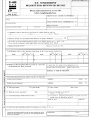 Form D-40b - Nonresident Request For Refund Or Ruling - Columbia Department Of Revenue