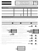 Fillable Form Tc-40cb - Property Tax/renter Refund Application - Utah Tax Comission, 1998 Printable pdf