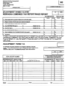Form 11a - Adjustment For Nebraska Combined Tax Report/wage Report