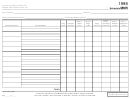 Form 150-101-154 - Schedule Mnr - Multiple Nonresident Income Tax - 1998