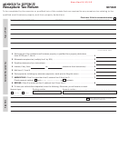 Form M706r - Recapture Tax Return - Minnesota Department Of Revenue