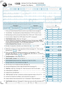 Form It-40 - Indiana Full-year Resident Individual Income Tax Return - 1998