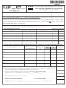 Form D-2441 - Credit For Child And Dependent Care Expenses - 1999