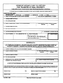 Form Rew-1 - Vermont Withholding Tax Return For Transfer Of Real Property